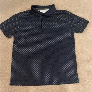 Navy under armour Polka Dot Polo Shirt